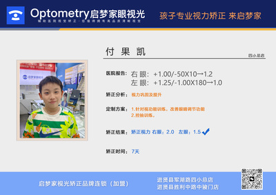 付果凯·视力巩固提升7天达标✅️