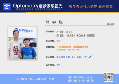 熊宇聪·散光7天达标✅️