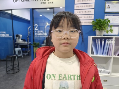 姓名：徐芸萱
屈光性质：近视（外斜）
右眼：-4.25/-1.00X10
左眼：-5.00/-1.50X180
欢迎新报名的同学